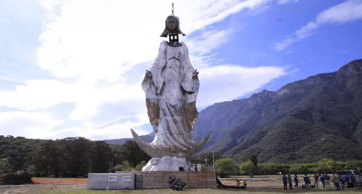 La escultura de la Virgen de la Misericordia avanza hacia su entrega; será inaugurada el próximo 12 de diciembre