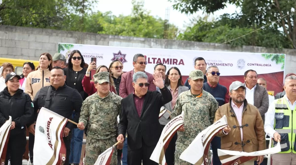 Arranca Armando Martínez operativo “Navidad Segura 2025” en Altamira