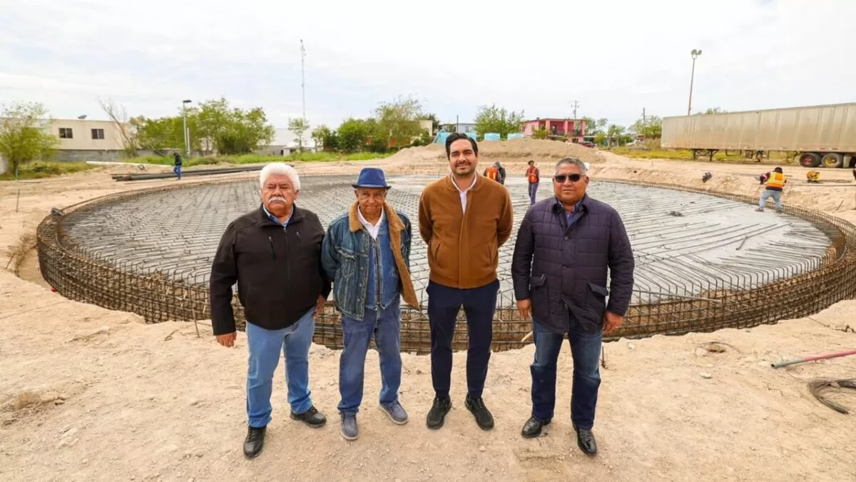 Puso en marcha Alcalde Carlos Peña Ortiz construcción de Tanque Cisterna en Rancho Grande
