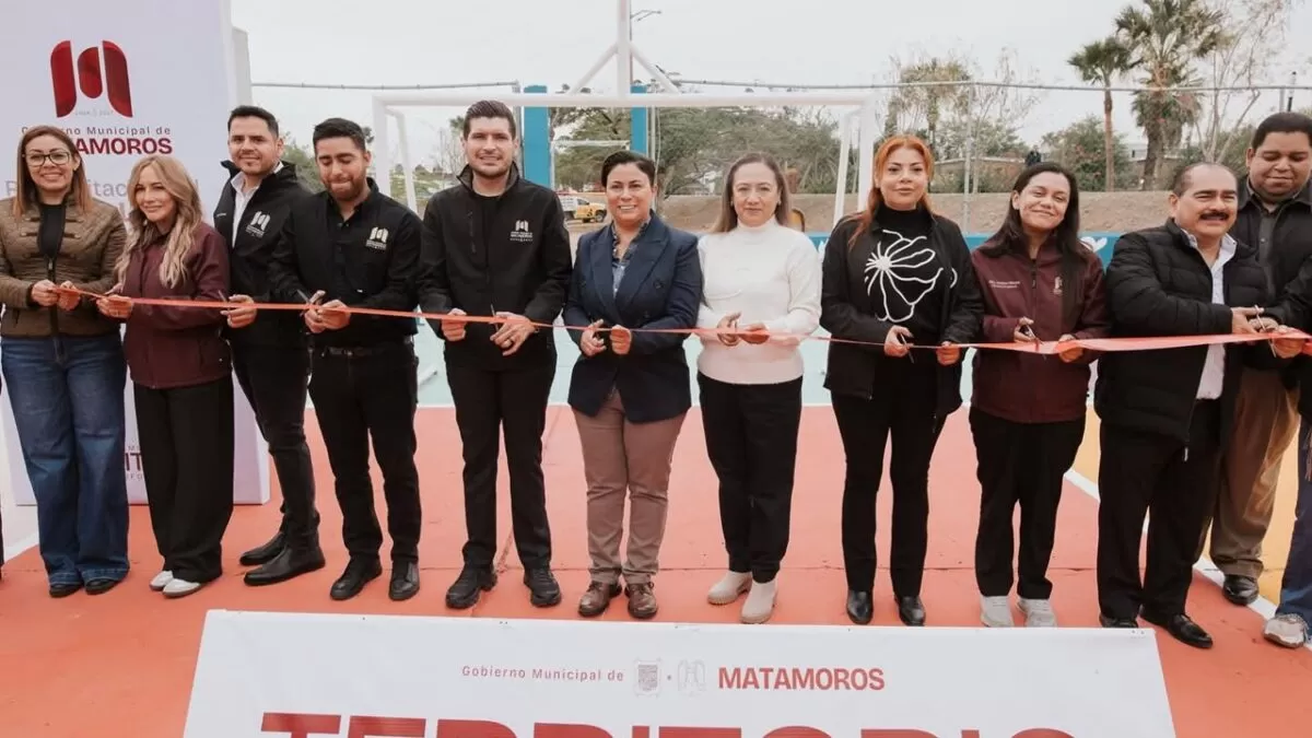 Alcalde Beto Granados encabezó la reinauguración del Parque Lineal del Bordo del Río Bravo