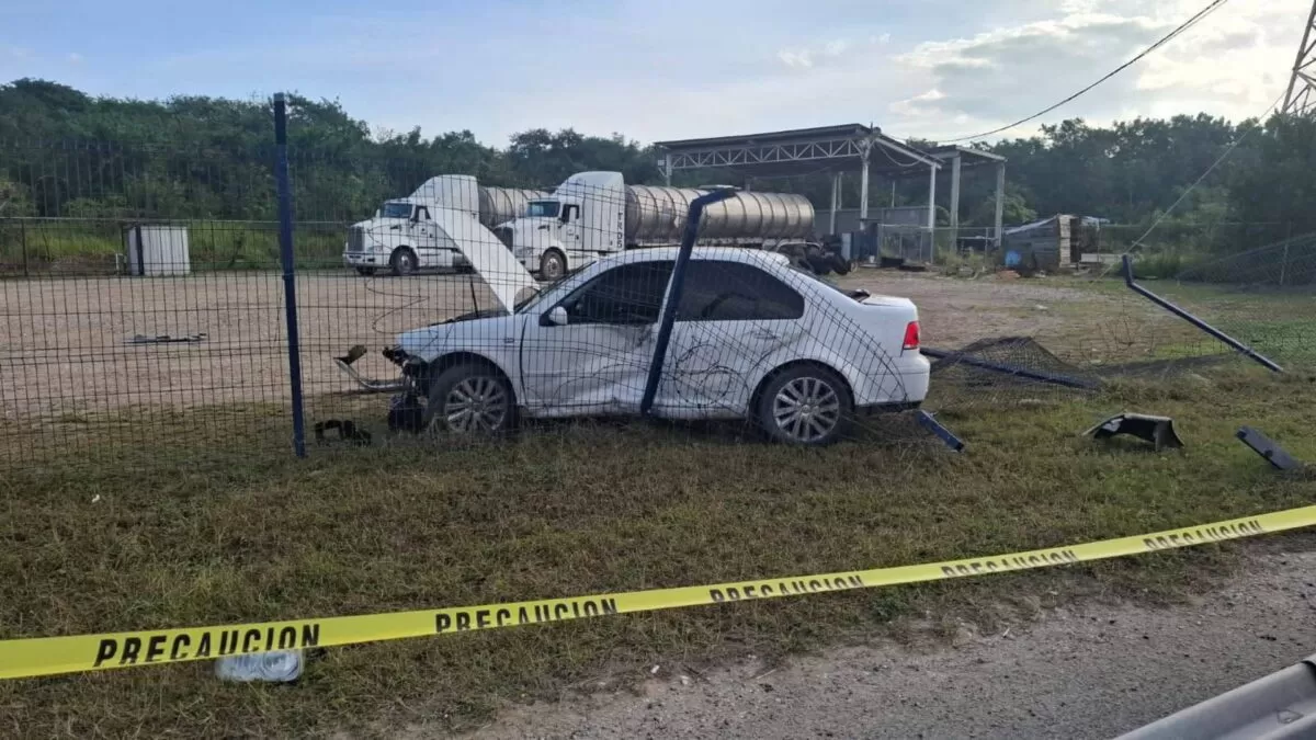 Aparatoso choque deja dos estudiantes lesionados en Altamira