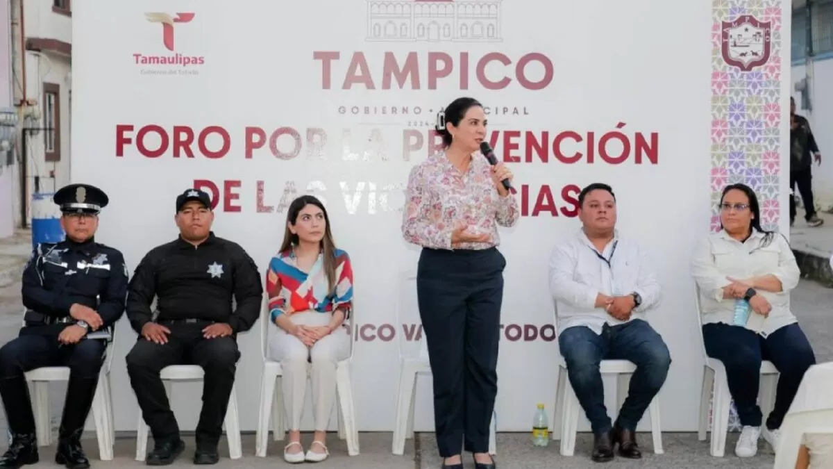Mónica Villarreal promueve entornos seguros en colonias y escuelas de Tampico
