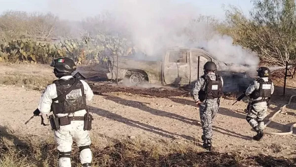 Ataque armado a la Guardia Nacional en Tamaulipas deja fuerte aseguramiento de arsenal