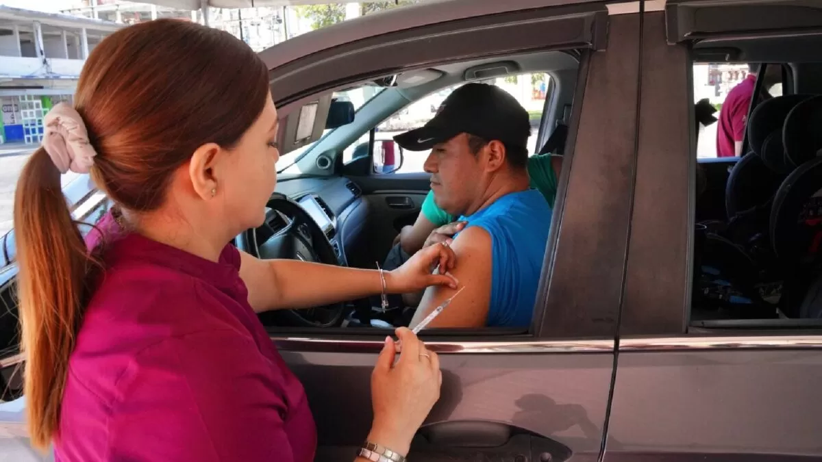 Realizarán jornada de vacunación Drive Thru en Nuevo Laredo