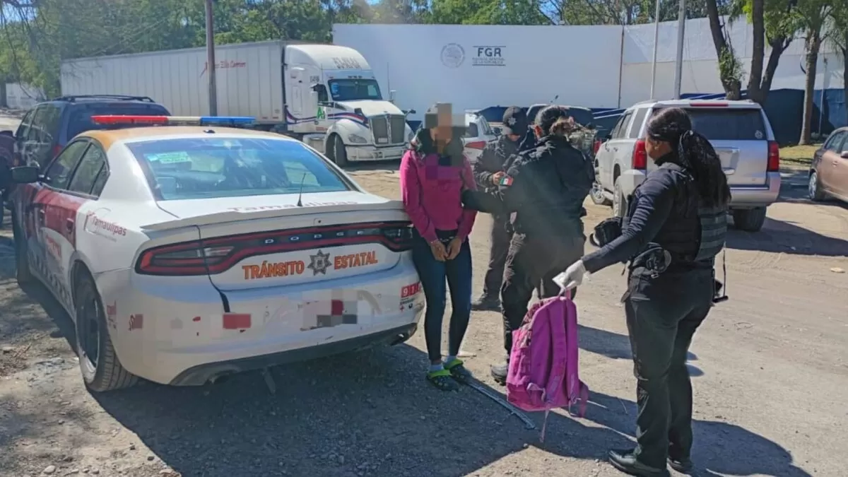 Detienen a mujer armada en fraccionamiento de Ciudad Victoria