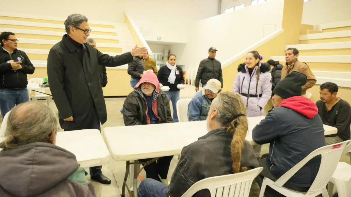 Habilitan y supervisan refugio temporal ante onda gélida en Madero