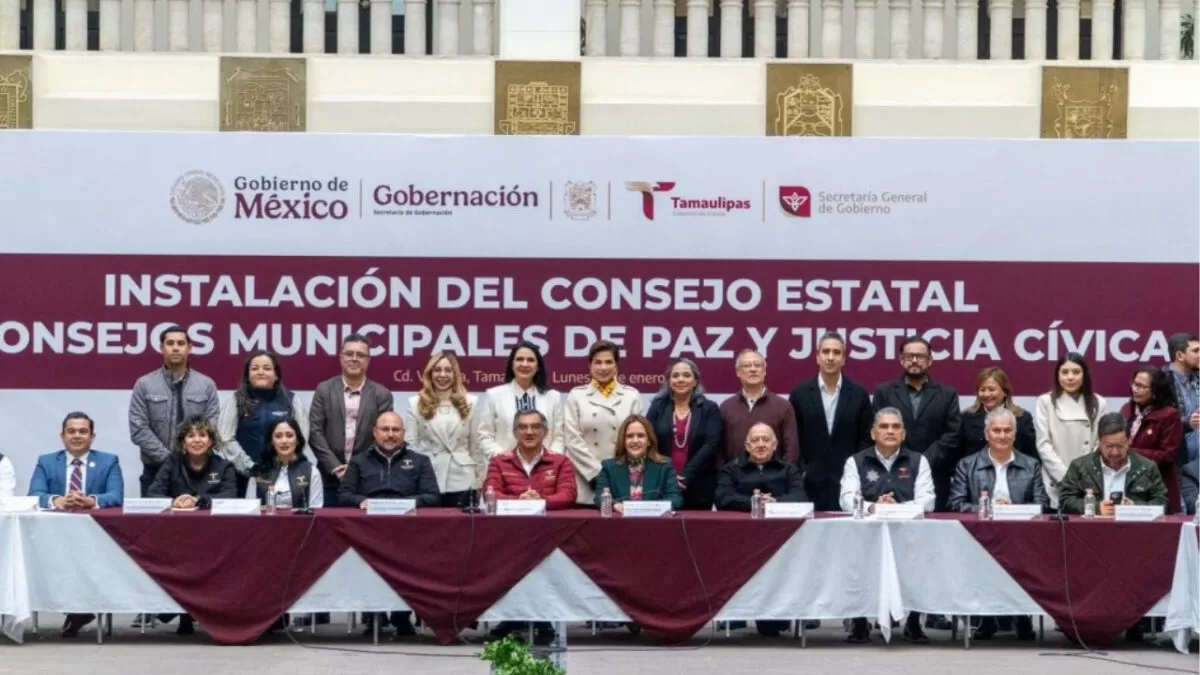 Participa Presidenta Municipal Mónica Villarreal en Instalación del Consejo Estatal de Paz y Justicia Cívica
