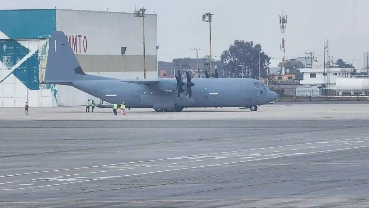 Gobierno de México descarta operación militar de EU tras arribo de avión
