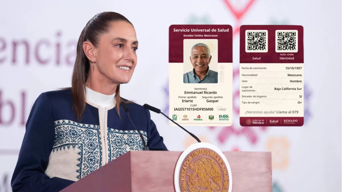 Anuncian tarjeta física y digital para acceso universal a la salud