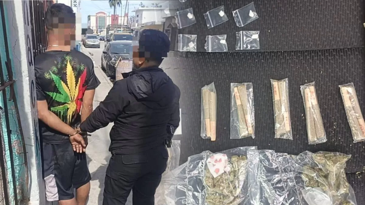 Detienen a hombre con droga durante operativo en Reynosa