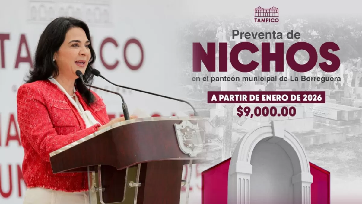 Inicia preventa de nichos para beneficiar a familias tampiqueñas
