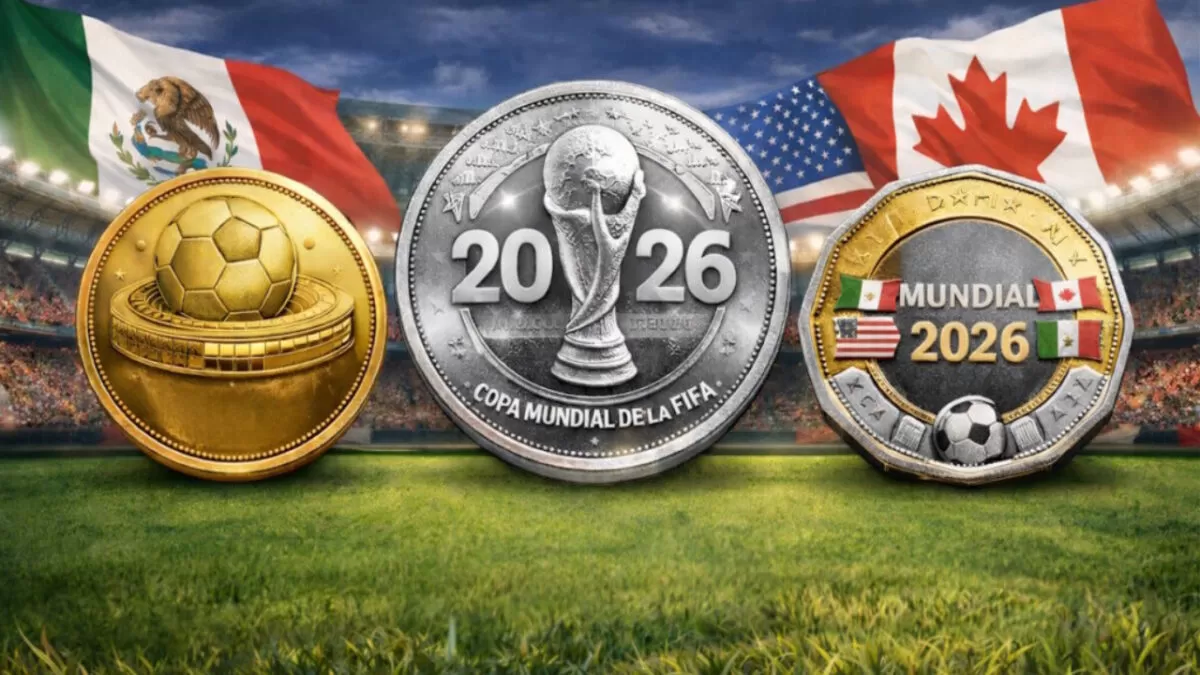 Proponen tres monedas conmemorativas por el Mundial