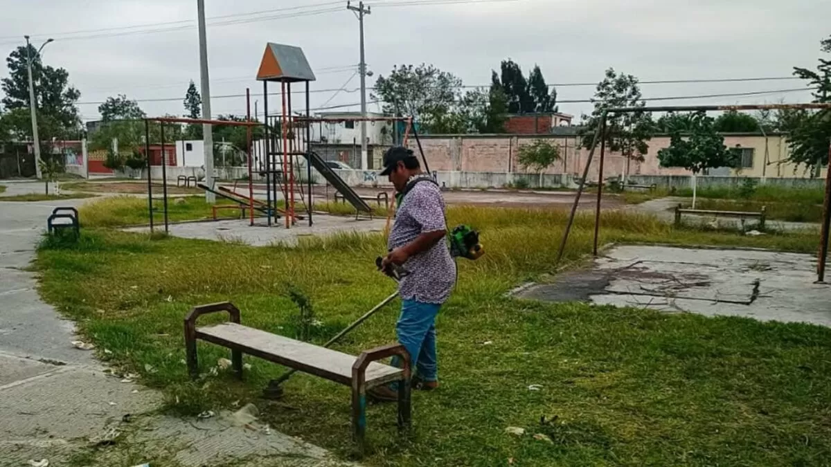 Beto Granados impulsa el rescate de áreas verdes en Matamoros