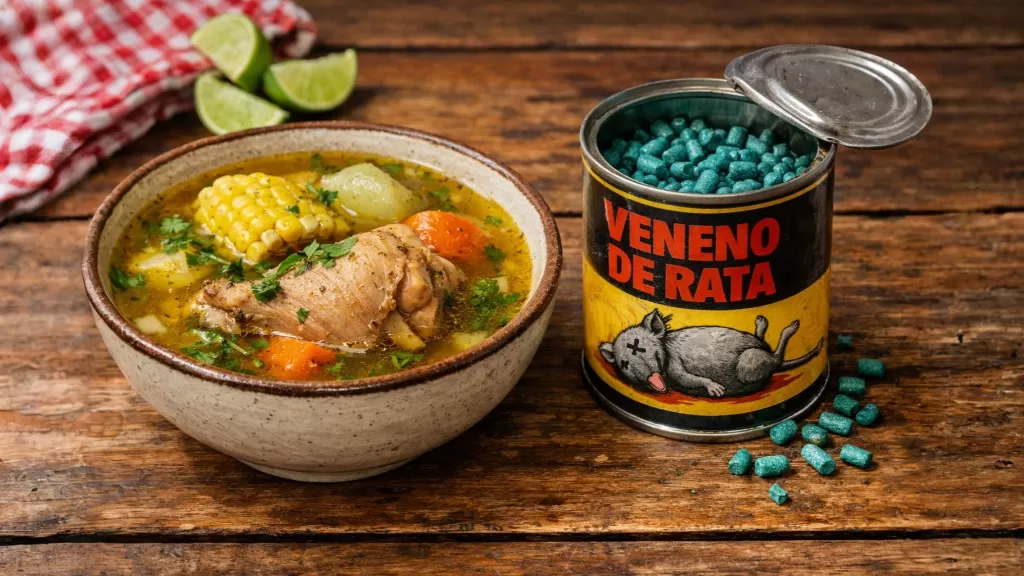 Confunden veneno para ratas con sazonador de pollo y se intoxican