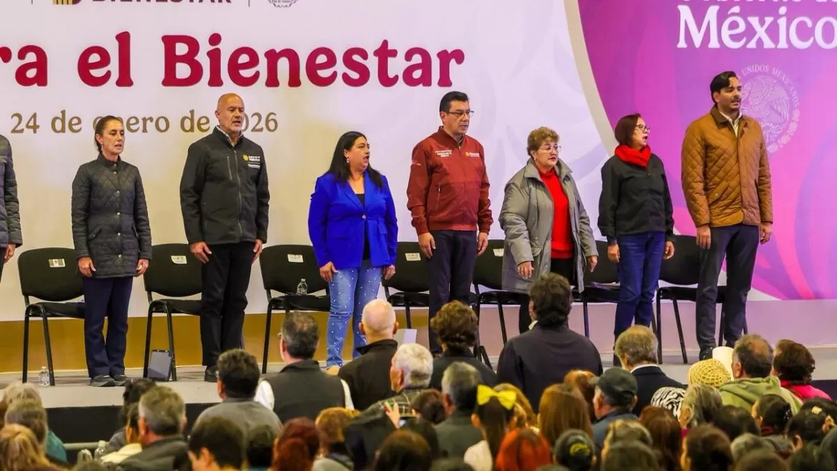 Entregó Claudia Sheinbaum apoyos federales en Reynosa con Américo Villarreal y Carlos Peña Ortiz