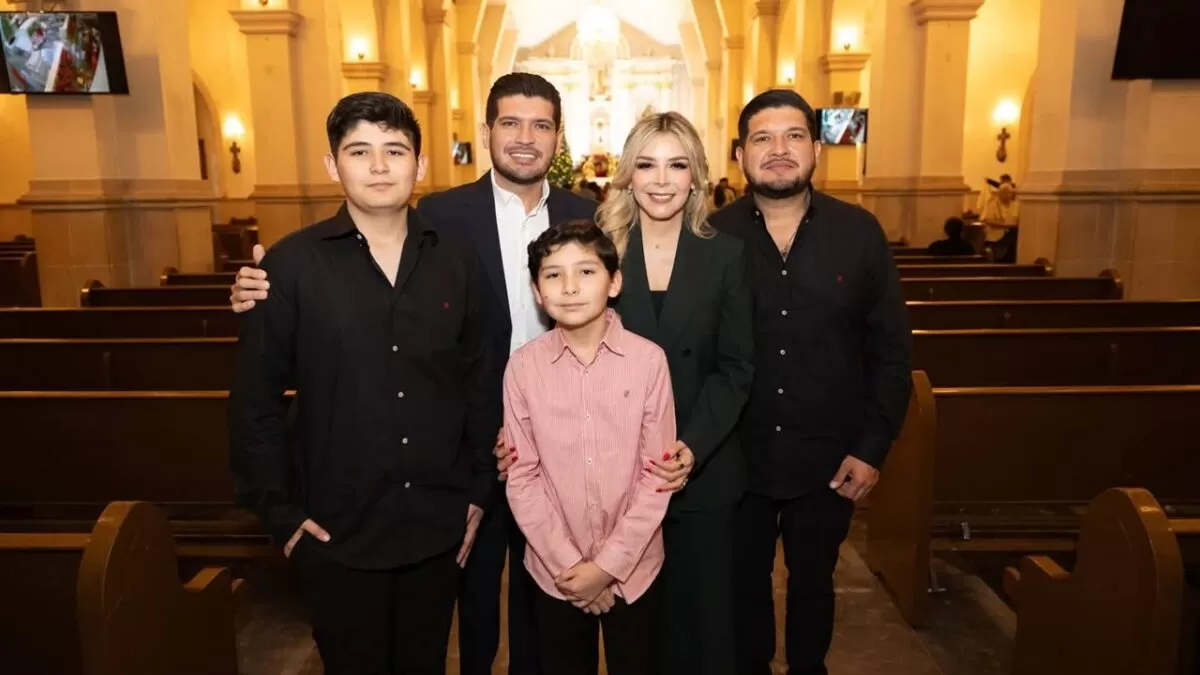 Beto Granados comparte mensaje de fe y unidad tras Misa de Noche Buena en Catedral de Matamoros