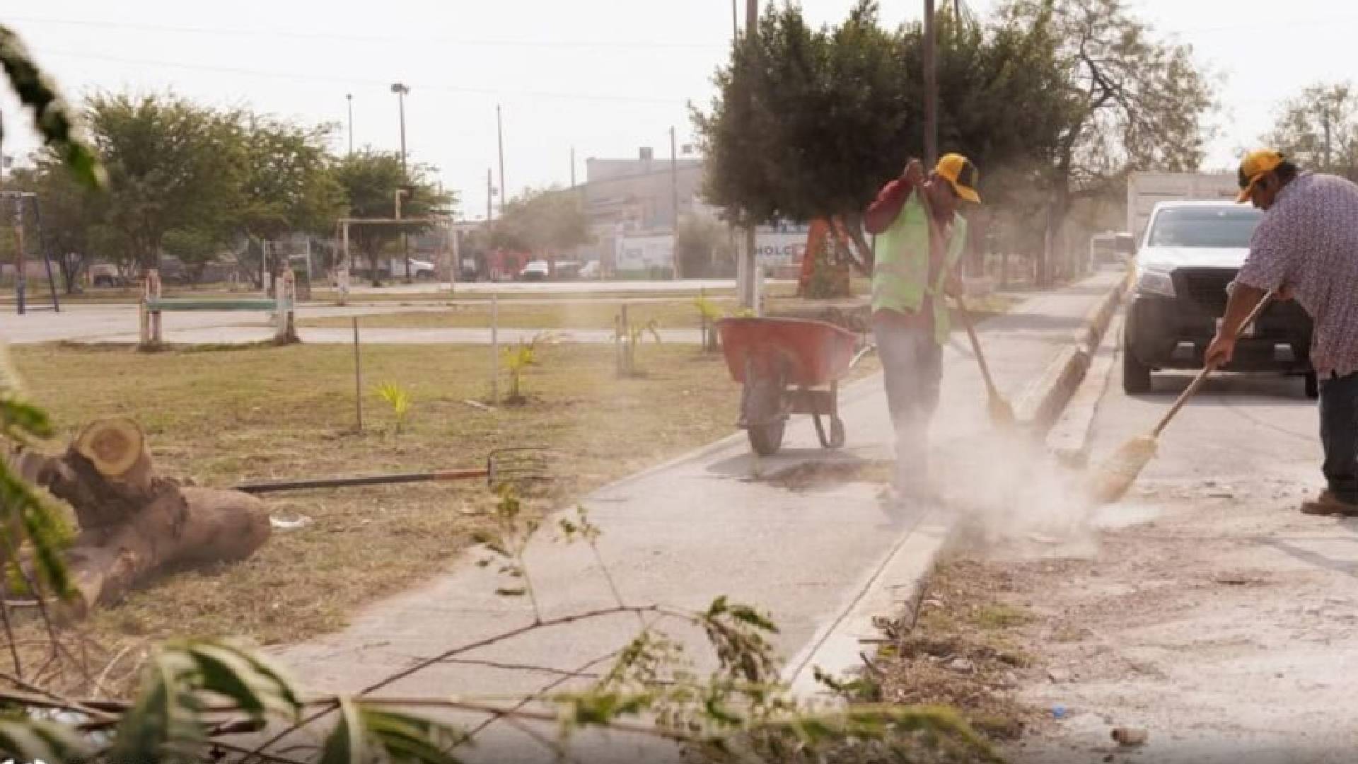 Gobierno de Matamoros impulsa rehabilitación y limpieza de espacios públicos en la Colonia Chulavista