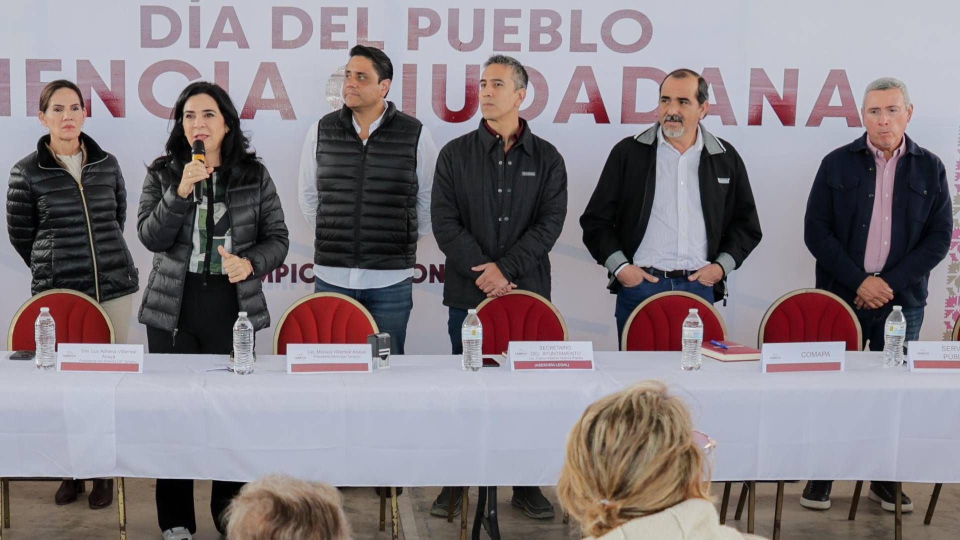 Refuerza Mónica Villarreal gobierno cercano con audiencia pública en la Borreguera