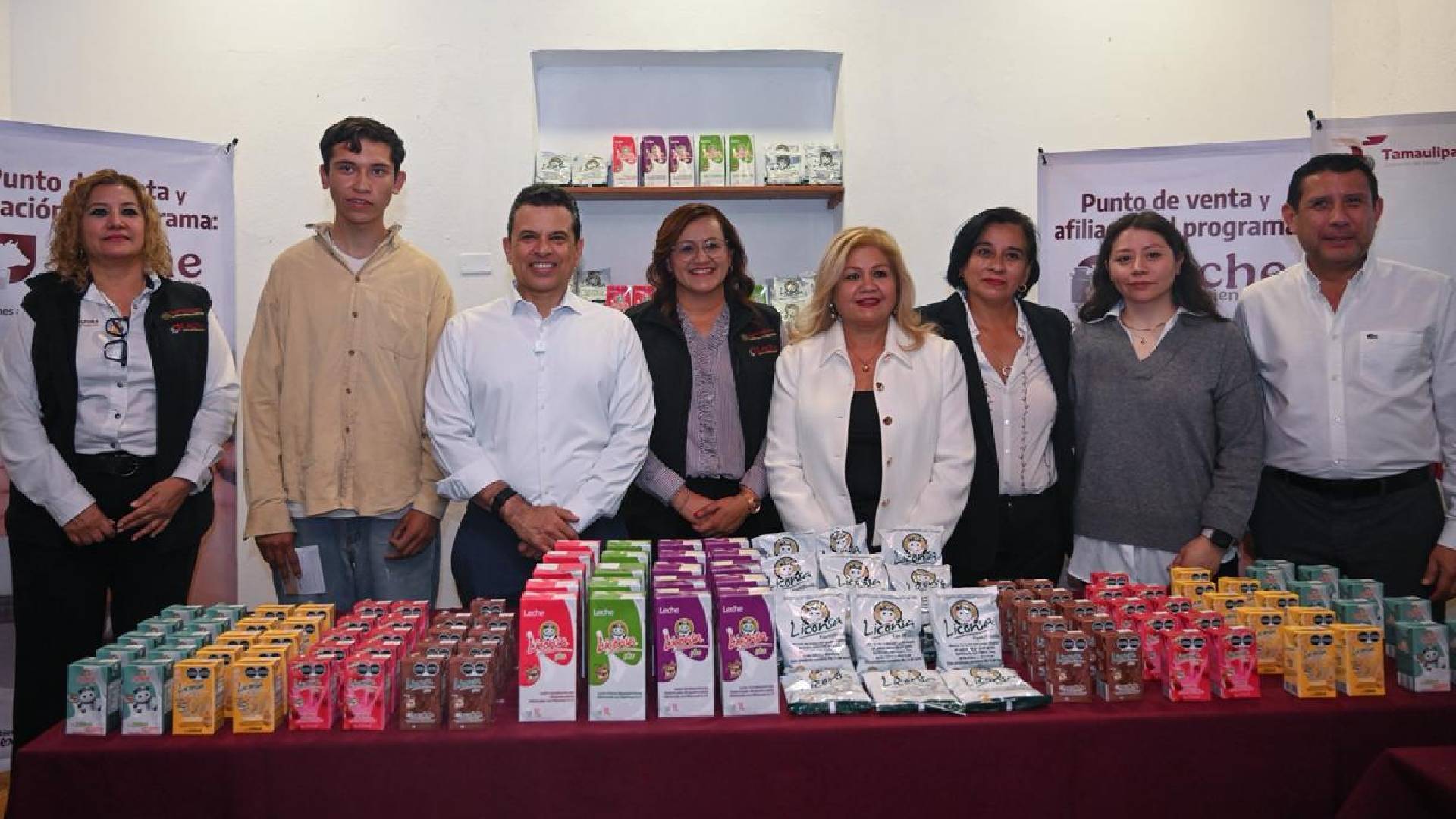 Ciudad Victoria inaugura punto de venta de Leche para el Bienestar