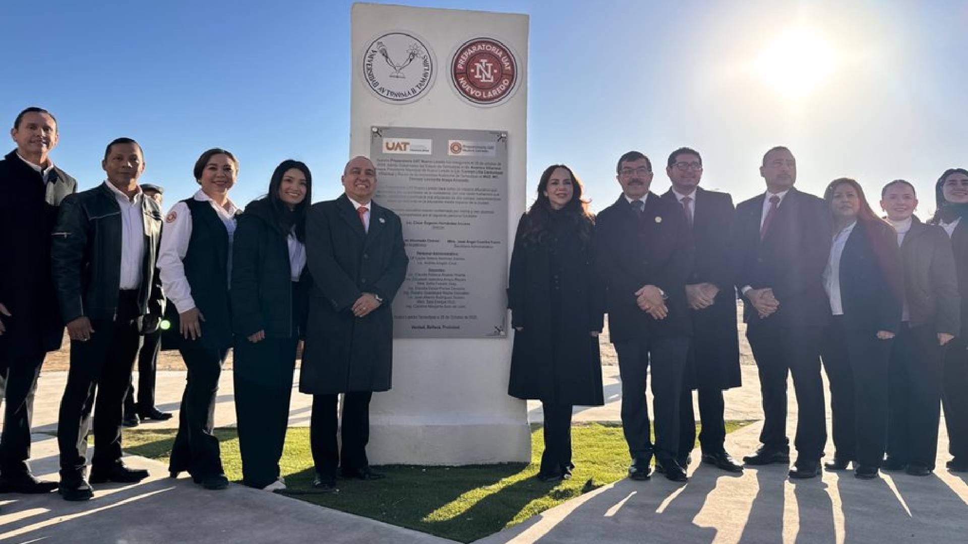 UAT y Gobierno de Nuevo Laredo inauguran obras en la nueva Preparatoria
