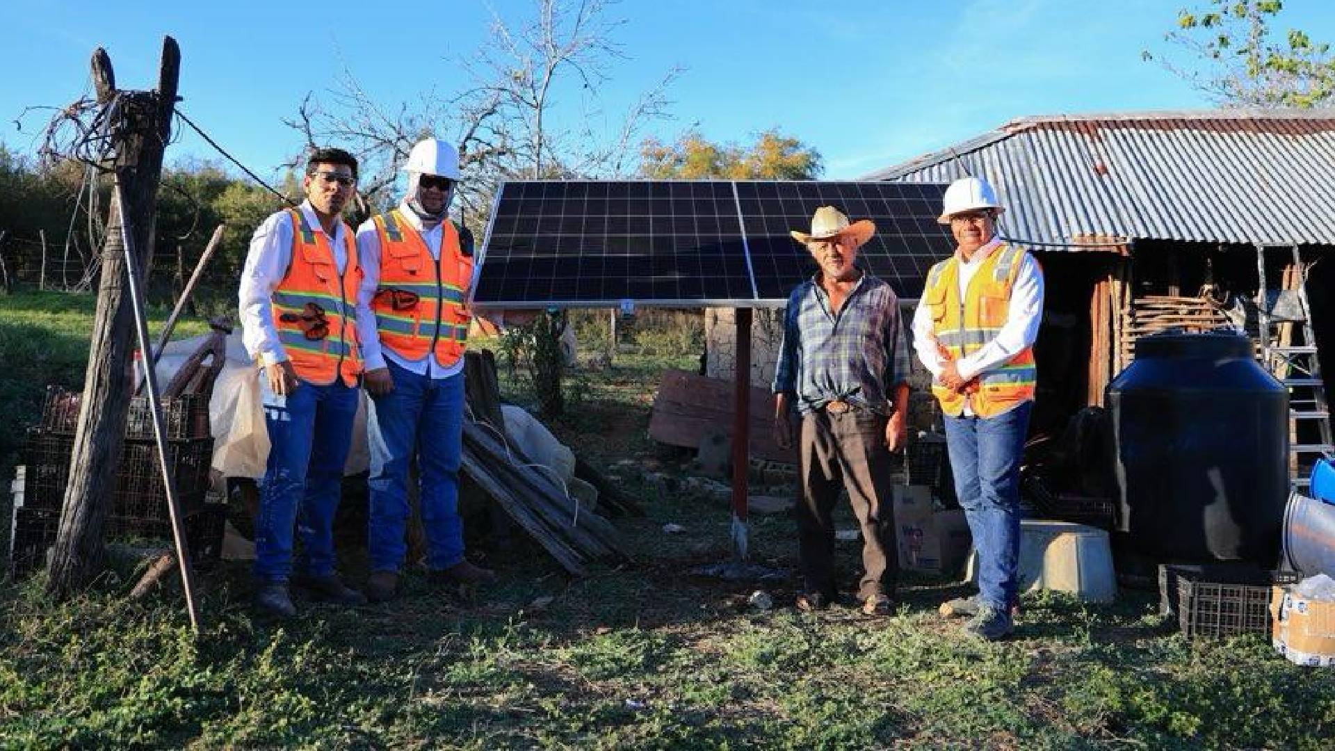 La Electrificación al 100% llega a la sierra de Tamaulipas