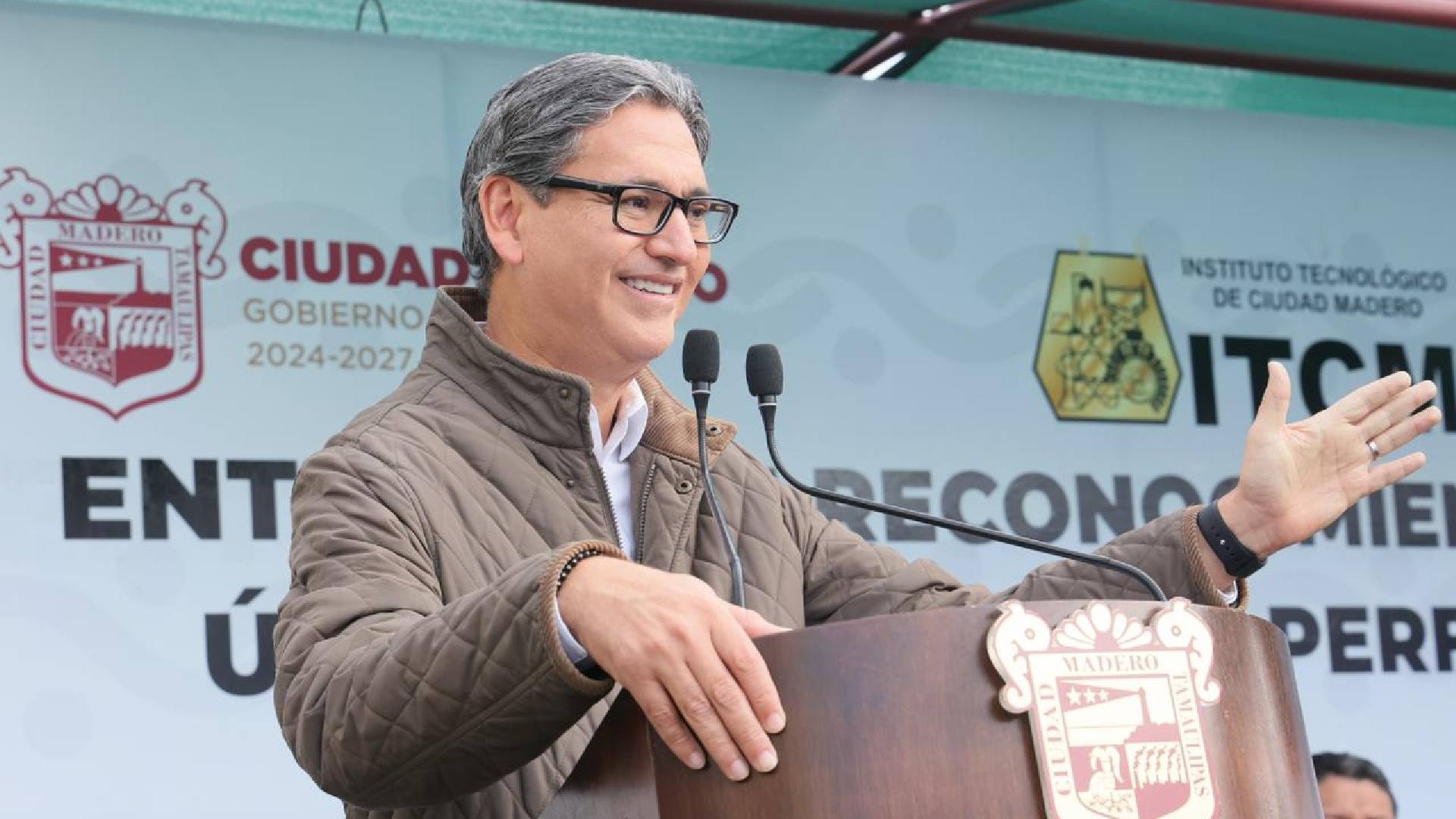 Erasmo descarta “grilla” y afirma que hay madurez política en Madero