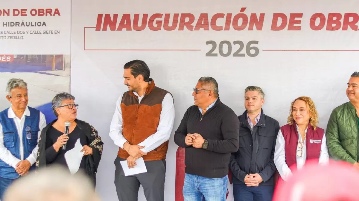 Entregan pavimentación en la colonia Ernesto Zedillo en Reynosa