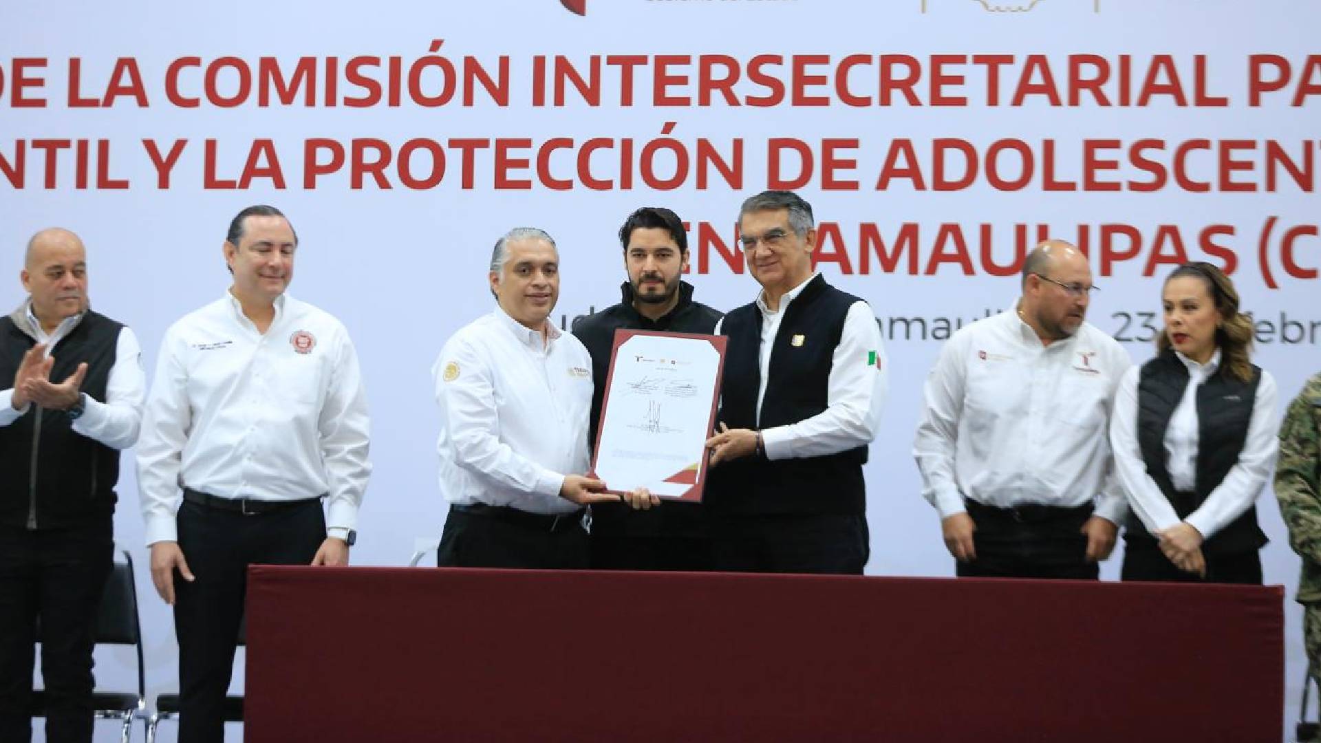 Instala Américo Comisión Para Prevenir y Erradicar el Trabajo Infantil en Tamaulipas