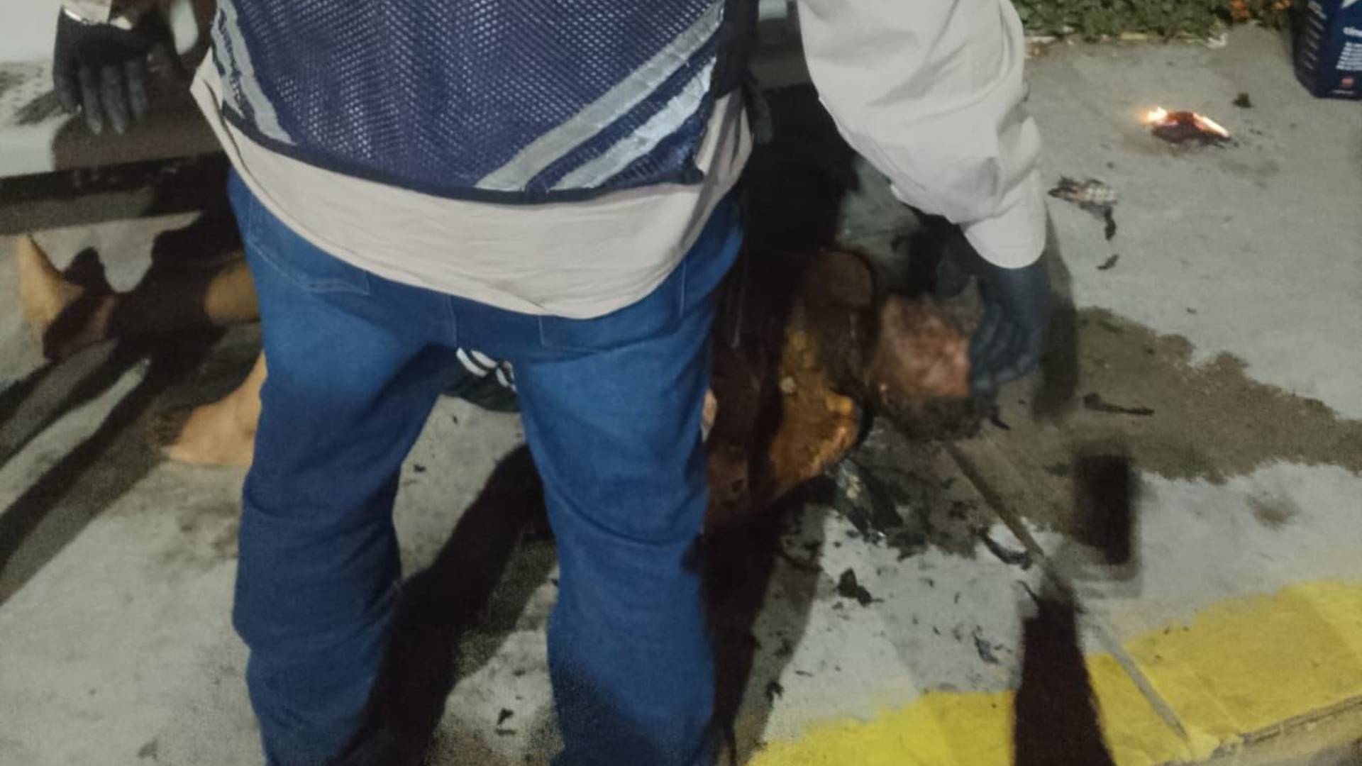 Le prenden fuego a hombre en situación de calle en Ciudad Madero