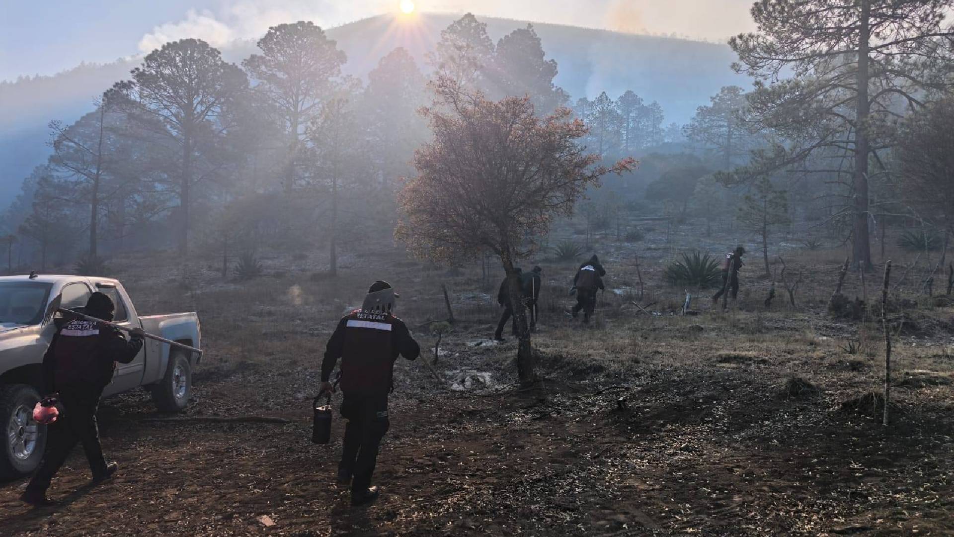 Activan Plan Tamaulipas por incendio en Miquihuana