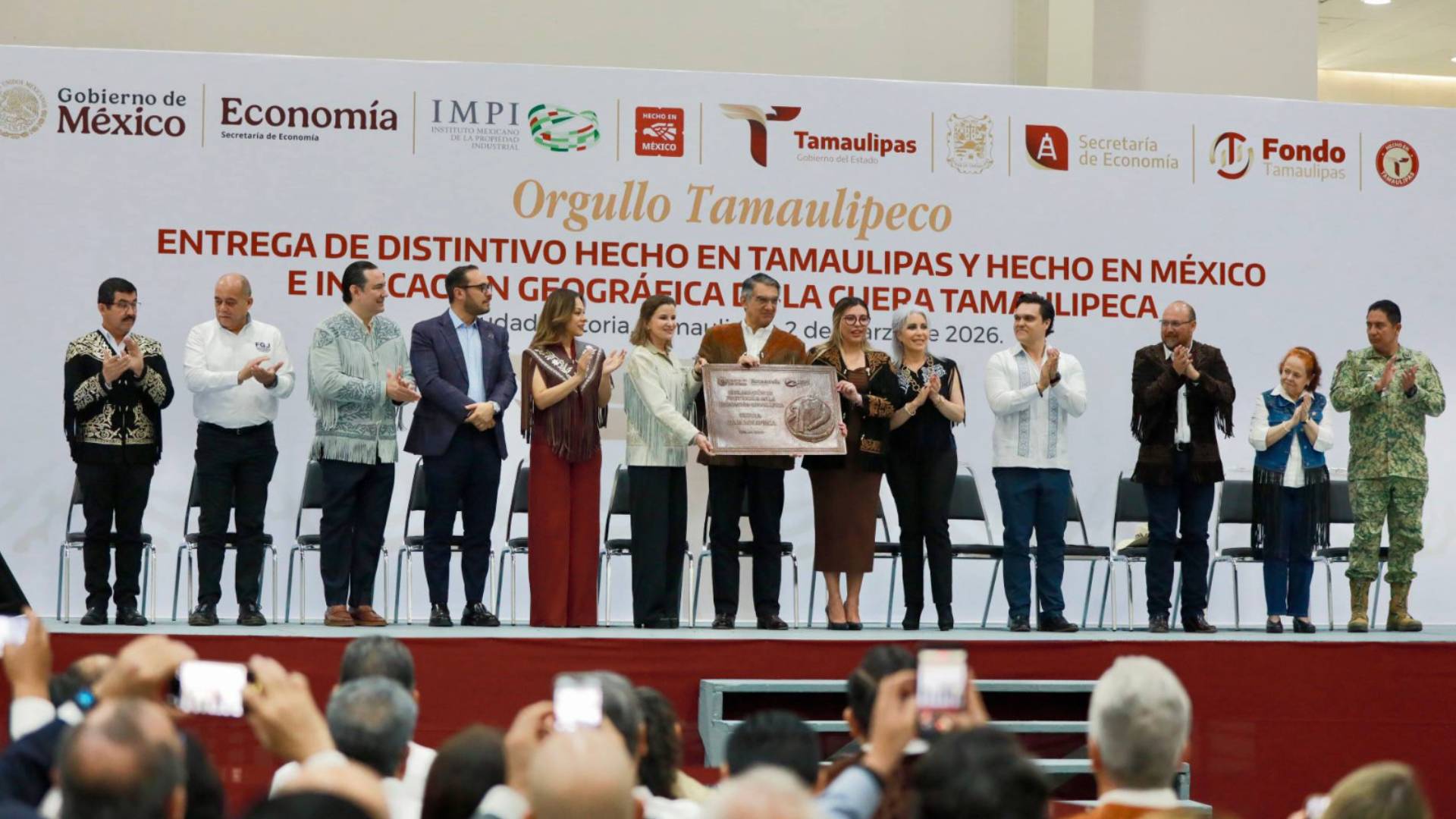 Destaca alcaldesa Carmen Lilia Canturosas indicación geográfica a la cuera Tamaulipeca; reconoce iniciativa de gobernador