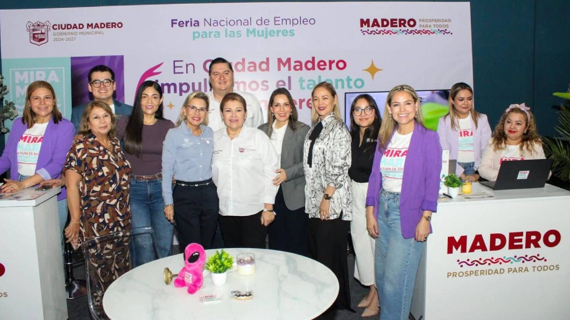Ciudad Madero destaca en Feria Nacional de Empleo para las Mujeres