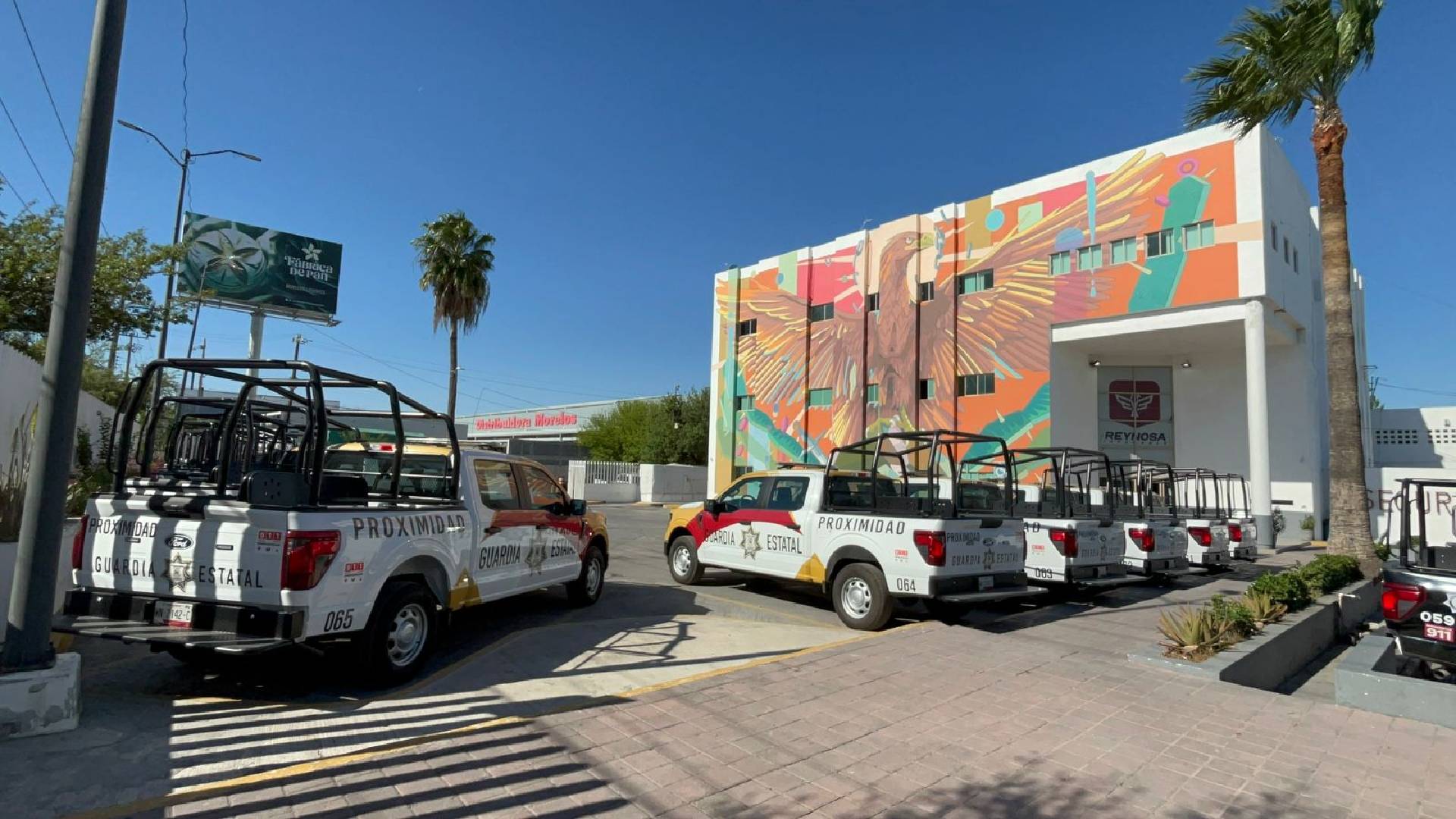 Entregan 12 patrullas para fortalecer vigilancia en Reynosa