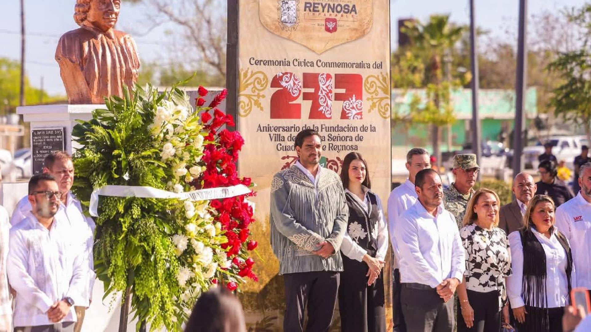 Carlos Peña encabeza celebración por los 277 años de Reynosa
