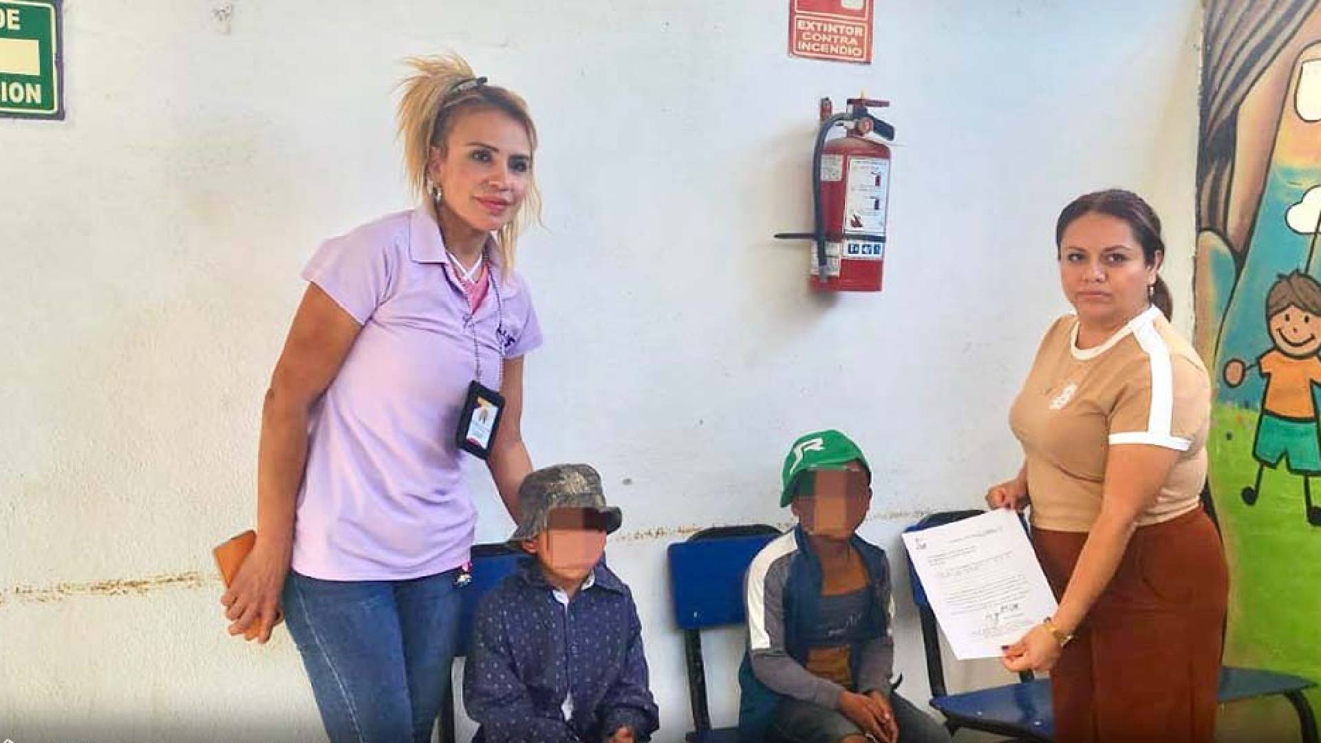 Resguarda DIF Matamoros a dos menores detectados trabajando en la vía pública