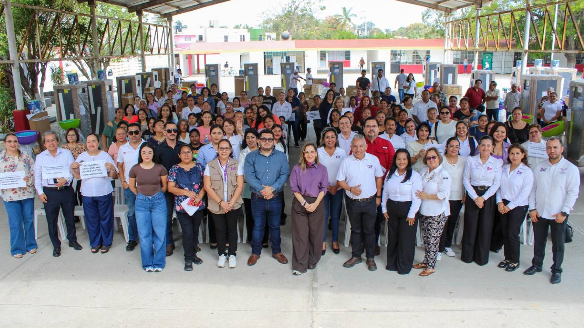 DIF fortalece comedores escolares en Ciudad Madero con nuevo equipamiento