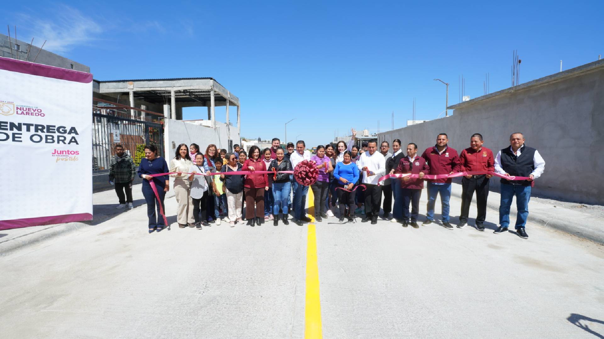 Avanza transformación urbana al poniente de Nuevo Laredo; entrefa alcaldesa Carmen Lilia Canturosas