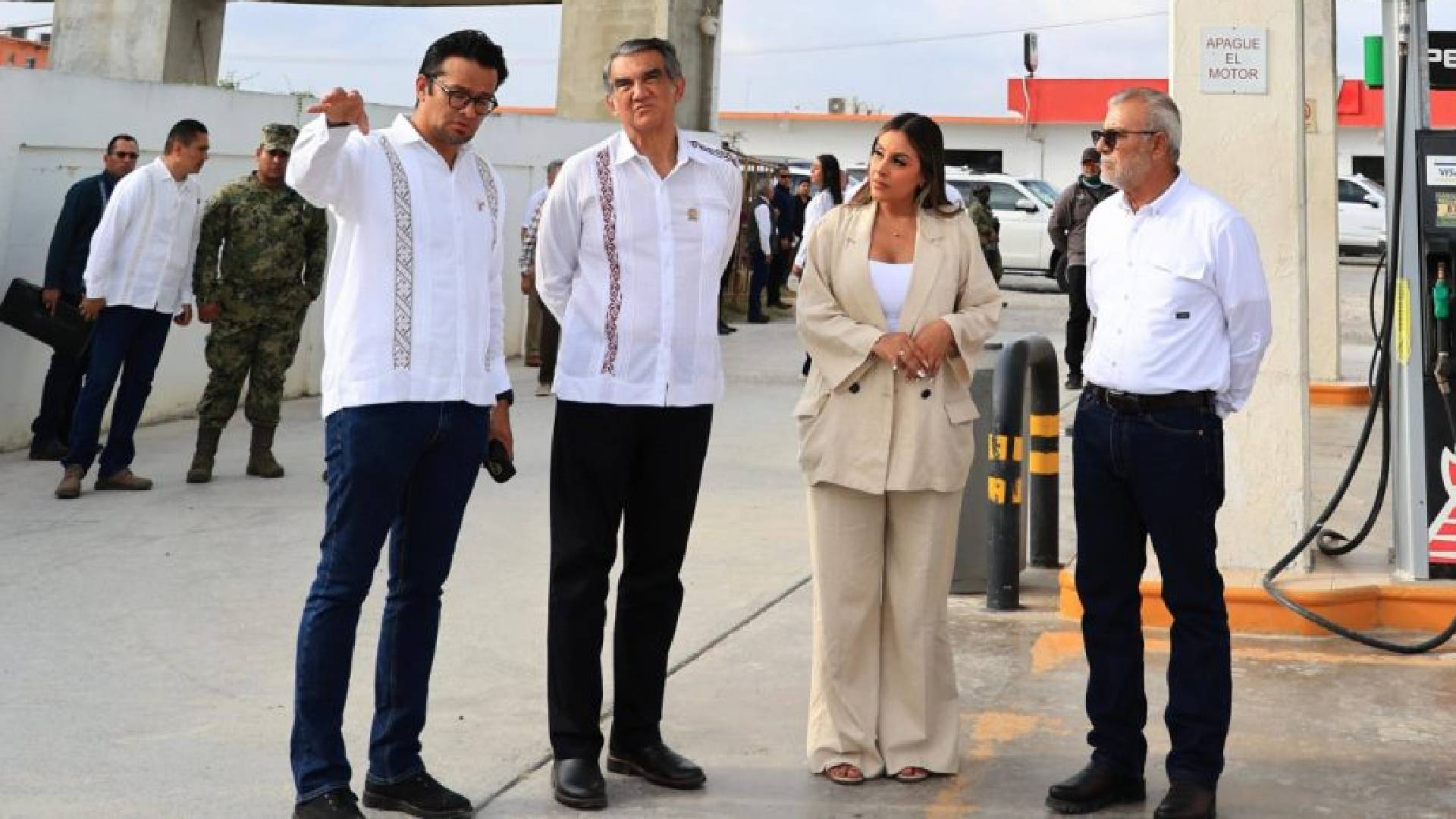 Supervisan Gasolinera del Pueblo previo a Semana Santa en Tamaulipas