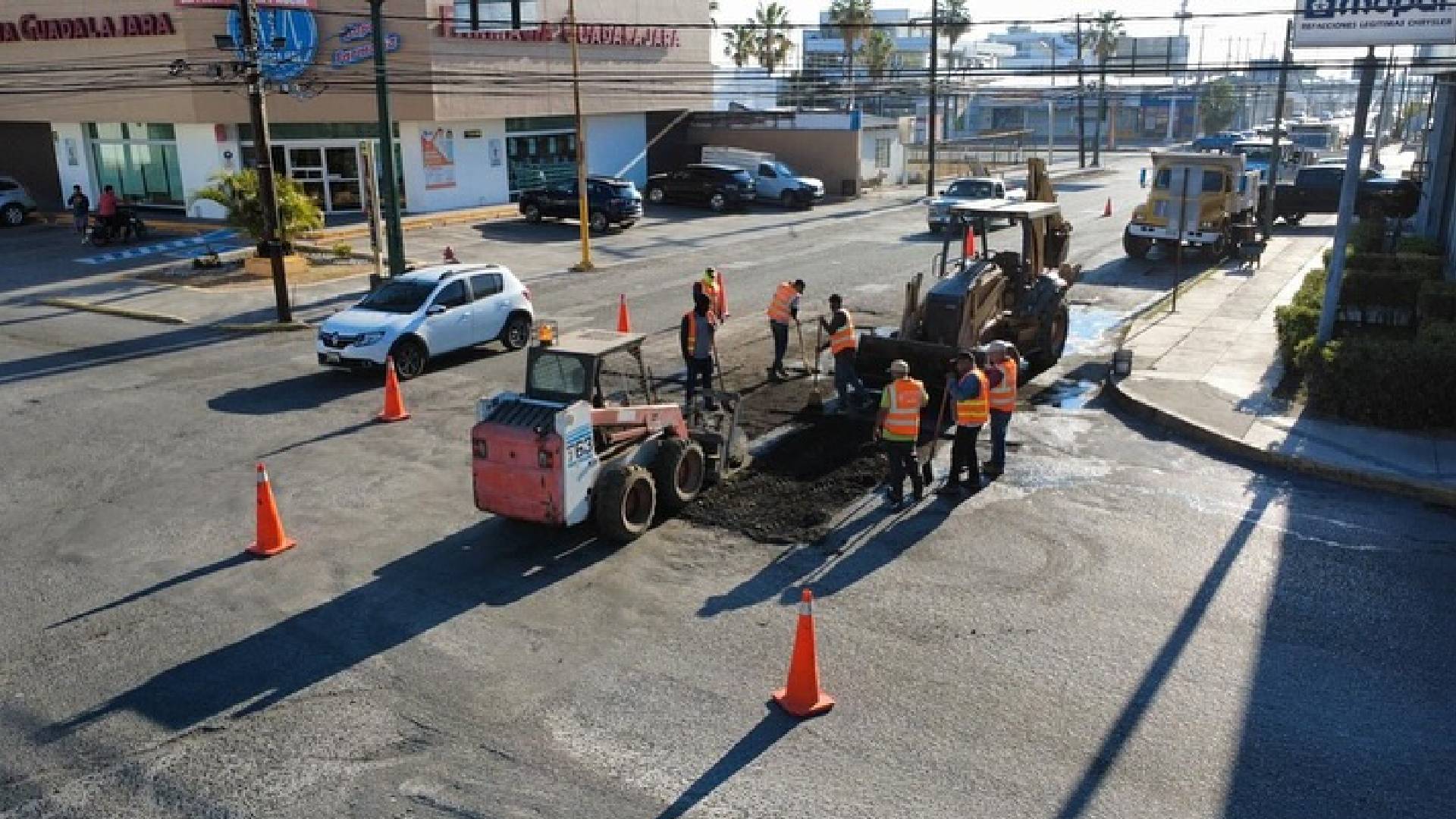 Refuerzan bacheo en calles de Ciudad Victoria para mejorar vialidades