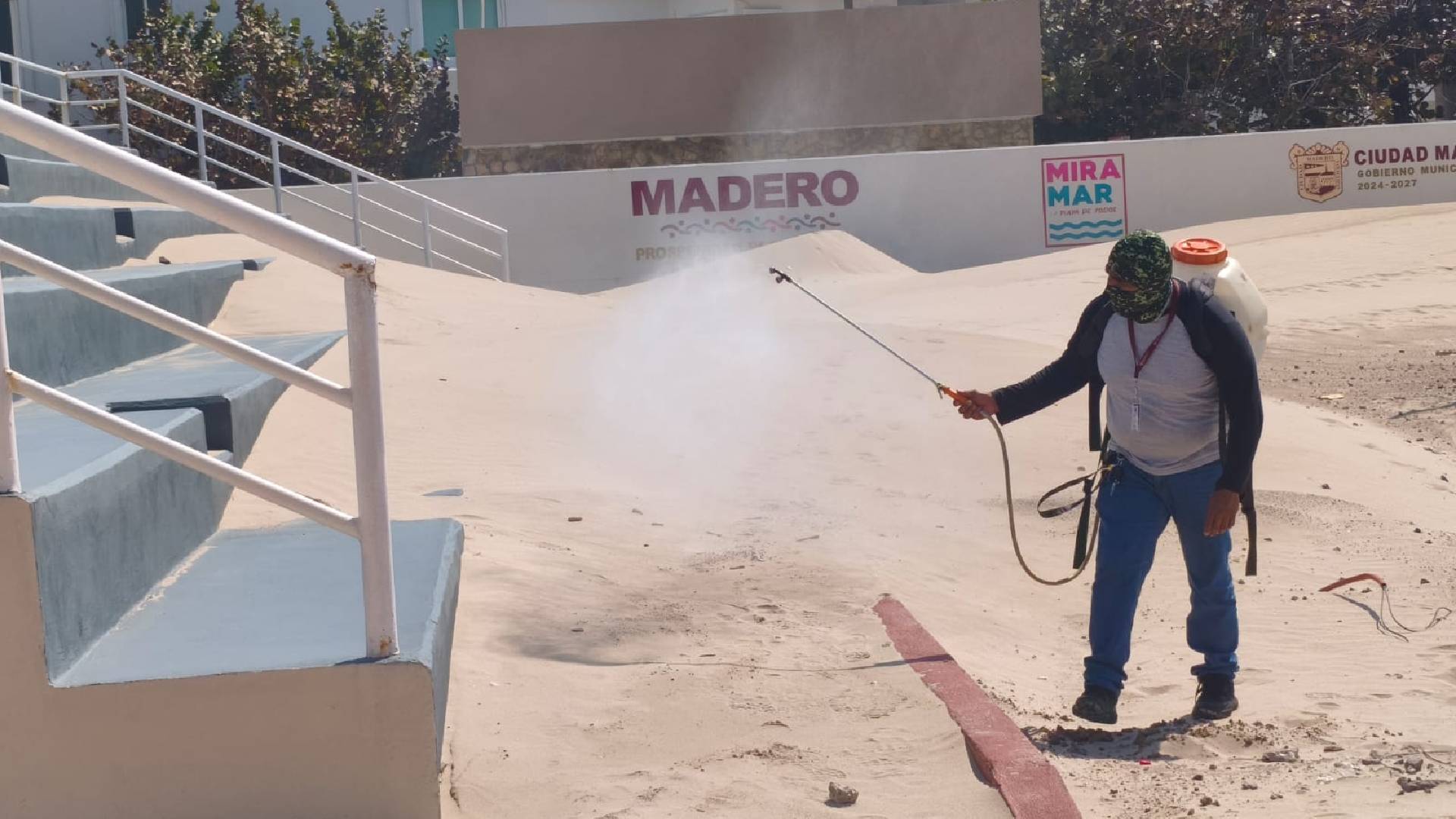 Refuerzan acciones de salud en playa Miramar previo a Semana Santa
