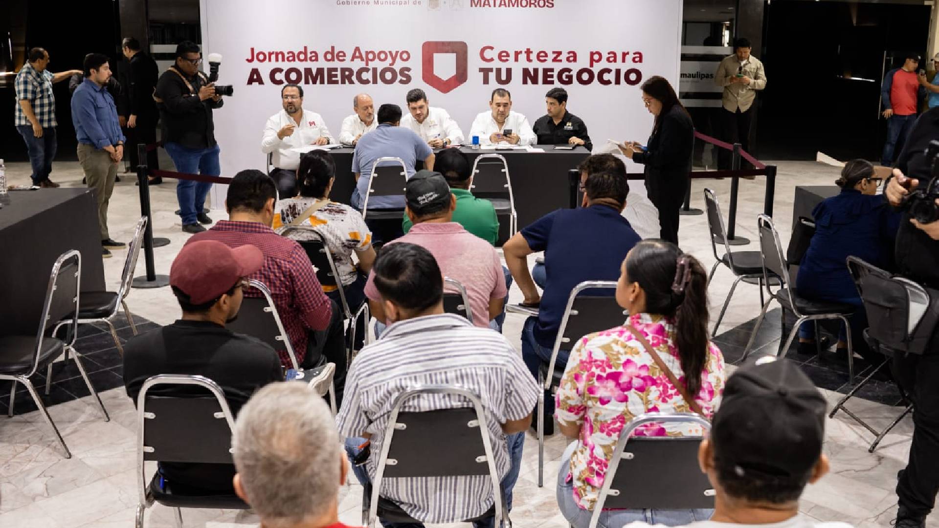 Acuerdan autoridades de los tres ordenes de gobierno reforzar seguridad en Matamoros: Beto Granados