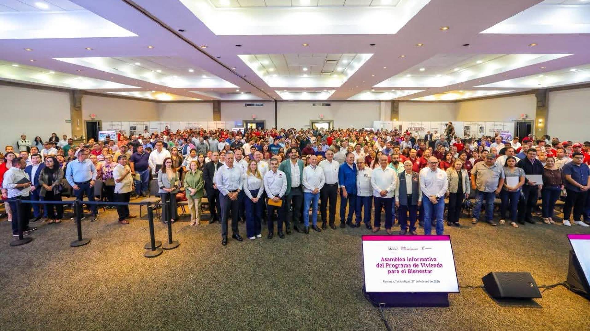 Apoyan Américo Villarreal Anaya y Carlos Peña Ortiz desarrollo de Vivienda para el Bienestar
