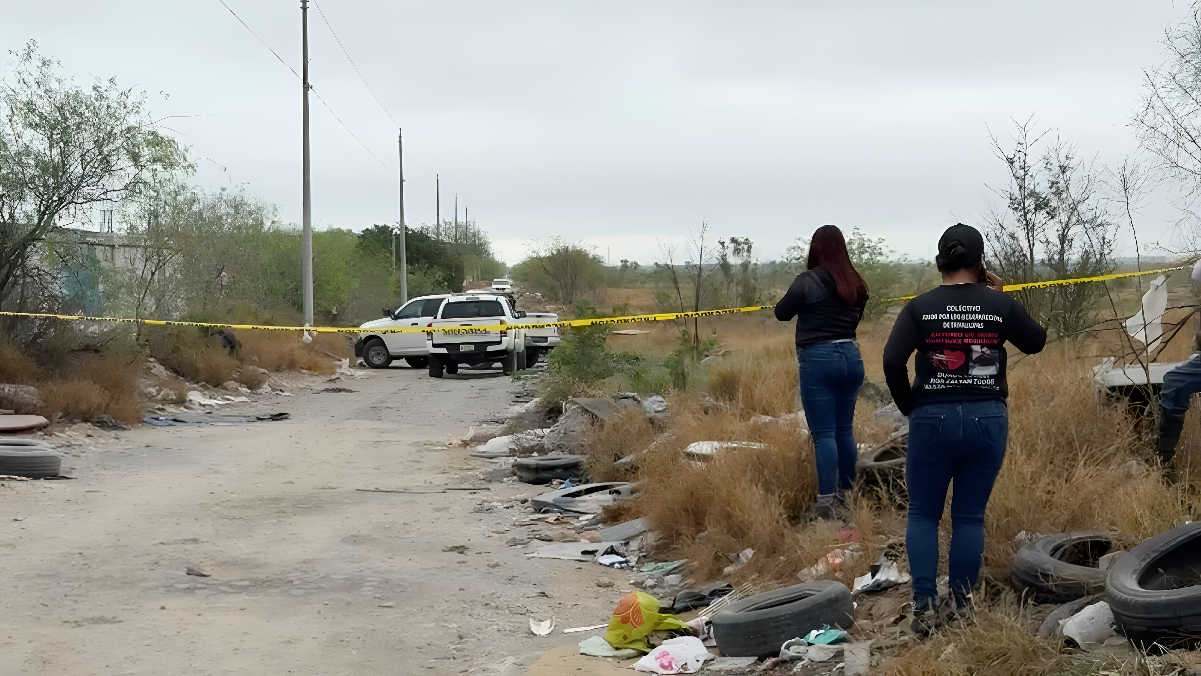 Localizan cuerpo embolsado en brecha de Reynosa