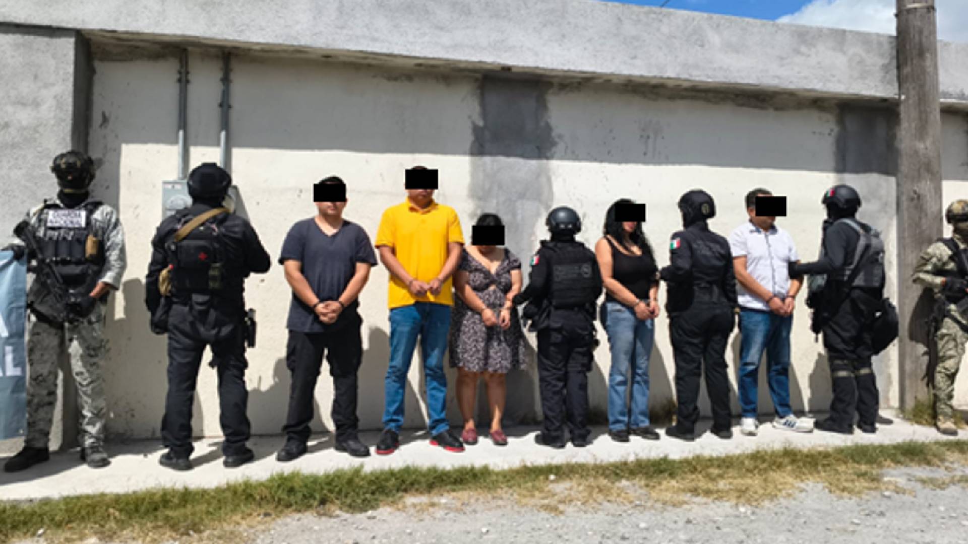 Desmantelan operaciones criminales en Matamoros y San Fernando