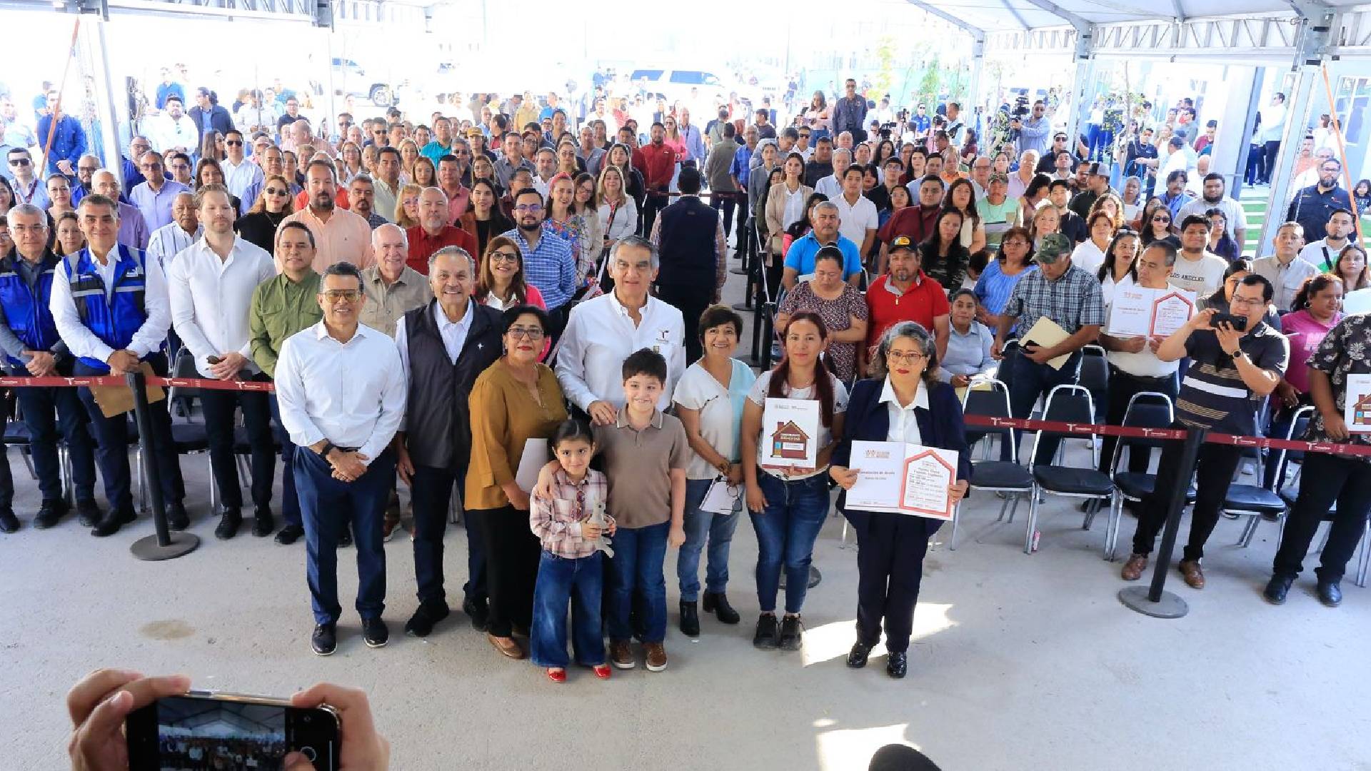 Desde la mañanera, Sheinbaum encabeza entrega de viviendas en Tamaulipas