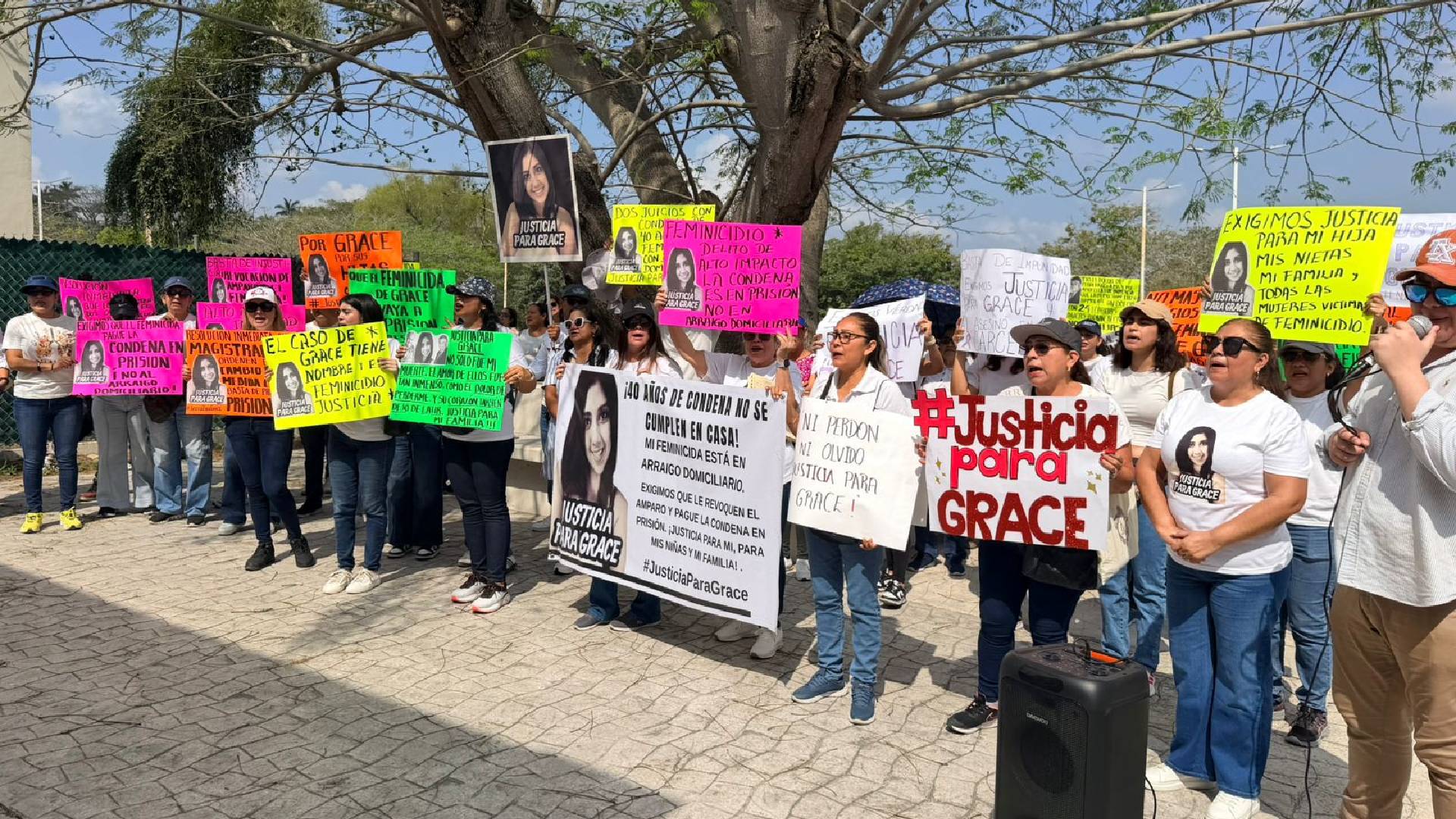 Exigen cárcel para feminicida de Grace en Altamira
