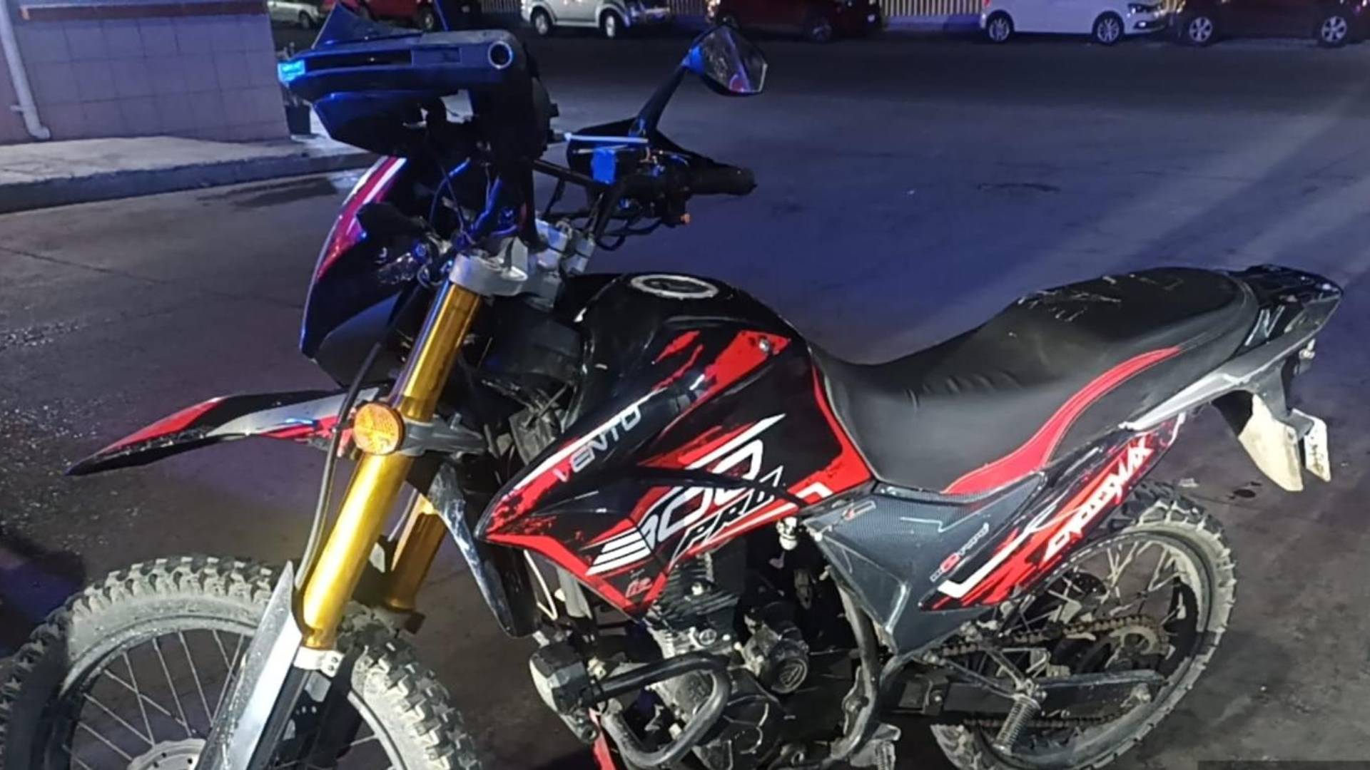 Aseguran motocicleta con serie alterada en Ciudad Victoria