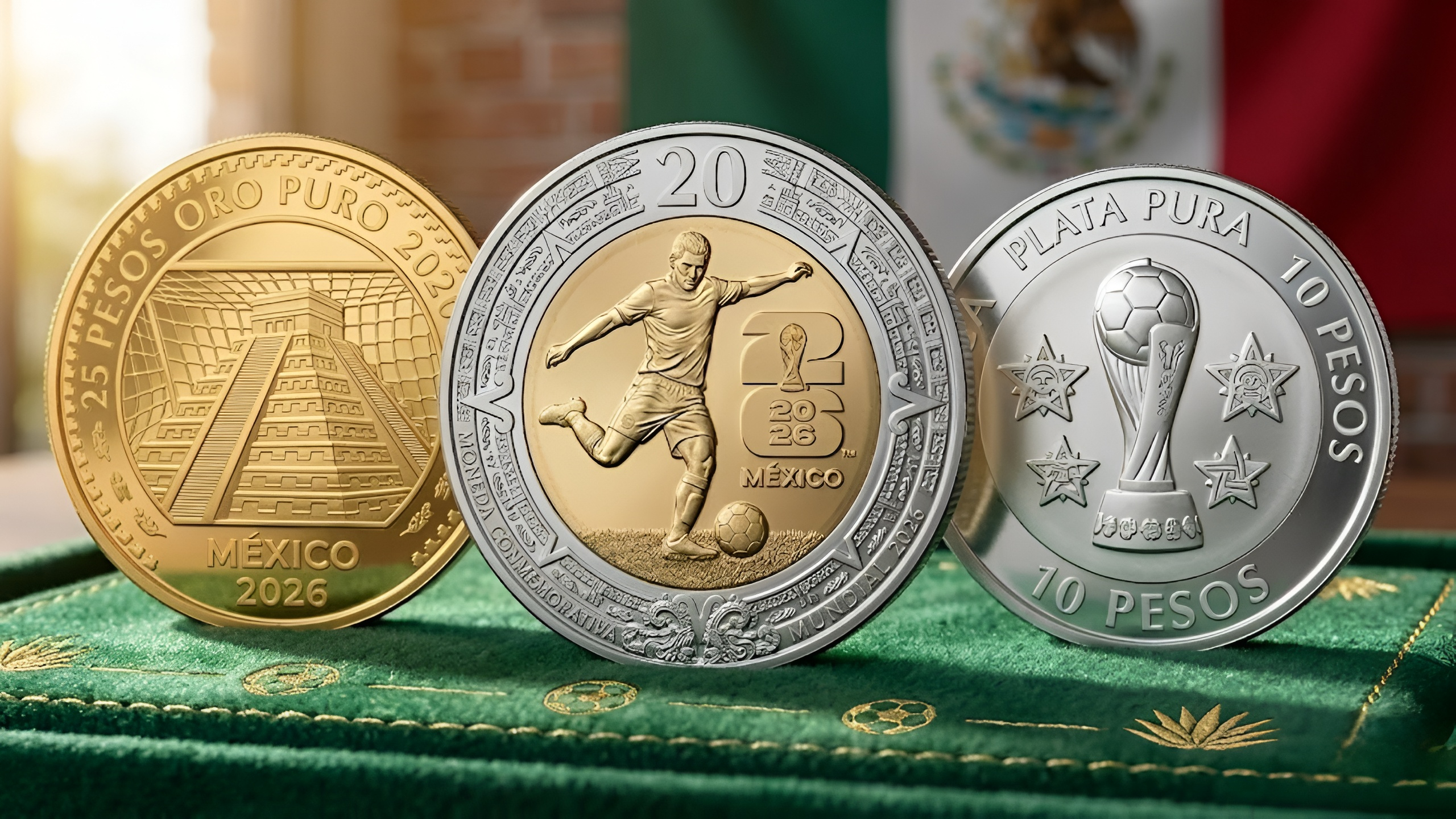 México tendrá monedas conmemorativas por el Mundial 2026