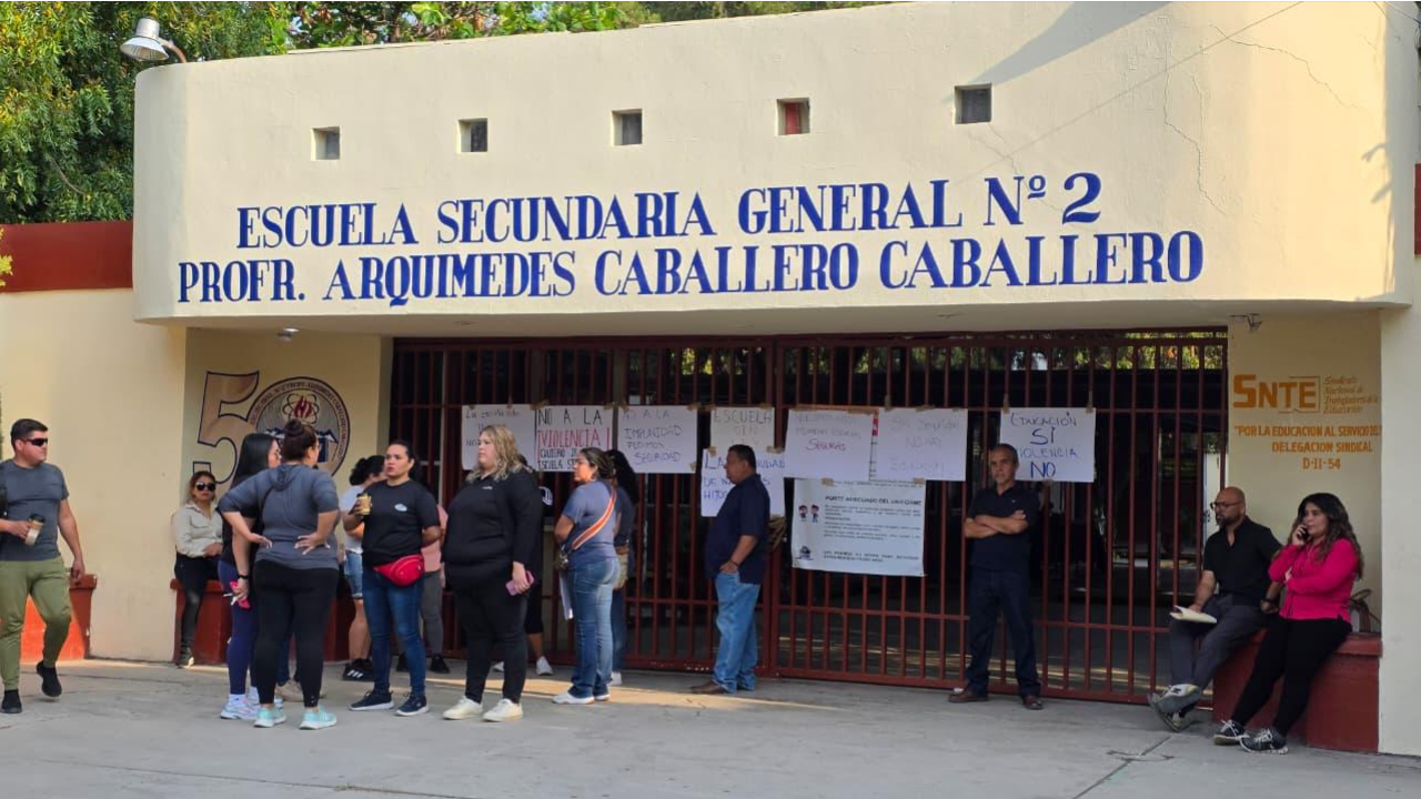 Padres mantienen cerrada la Secundaria No. 2 en Ciudad Victoria