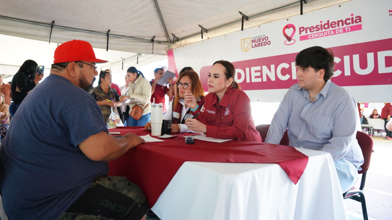 Nuevo Laredo brinda atención directa a la Nueva Era con «Presidencia cerquíta de ti»